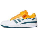 Adidas Forum Low Premium Balti su Oranžine ir Žalsvai Mėlyna Vyri&scaron;ki Sportbačiai Debesėlių Baltumo Laukinių Žalių FY4970 45⅓