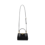 Tory Burch Eleanor magnetinis užsegimas, zom&scaron;os apdaila, odinė pirkinių rankinė, moteri&scaron;kos rankinės, juoda 154816-001 Black