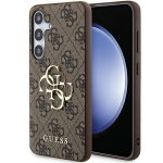 Dėklas Samsung Galaxy A55 Guess 4G Big Metal Logo Rudas