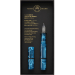 Teranishi Chemical Industry Gitara Stiklinis ra&scaron;iklis su Aurora Peacock Blue dangteliu, GLAA-PE