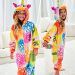 Kigurumi Onesie Vaiki&scaron;kos Vienaragio Pižamos Vaikams Gyvūnai Animaciniai Miegamieji Kostiumai Kūdikiams Žieminiai Mergaičių Licorne Jumspuit 6t