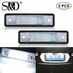 2vnt 18 LED automobilio valstybinio numerio ap&scaron;vietimo lemputė, skirta Opel Astra F hečbekui kabrioletui Corsa B Vectra B hečbekui Agila Classic