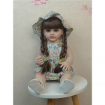 55 CM Reborn Dolls Viso silikono Kūdikiui Realisti&scaron;kos naujagimio mergaitės lėlės Princesės lėlės mergaitėms gimtadienio dovanoms