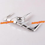 &bdquo;Honda Gold Wing GL 1800 2001-2011 GL1800&ldquo; skirtų &bdquo;Chromo&ldquo; motociklų apmu&scaron;alų, dujų bako durelių apdailos, komplektų dalys gray