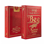 Bee Gold Edition Coterie žaidimo kortos USPCC kolekcija Deck kortų žaidimai Magi&scaron;ki triukai raudona