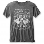 Johnny Cash Man In Black Burnout Unisex mar&scaron;kinėliai S