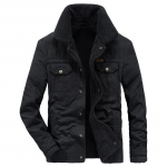 Winter Plus Velvet stora vyri&scaron;ka grynos medvilnės striukė 2XL