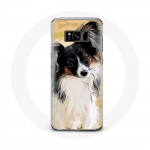 Coque pour Samsung Galaxy S8 Plus &Eacute;pagneul nain continental papillon Race de chiens