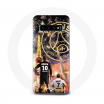 Dėklas, skirtas Samsung Galaxy S10 PSG Neymar ir Mbapp&eacute; Linksmų Kalėdų