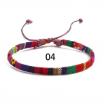 Moterys Vyrai Virvelės Apyrankė Boho Pintas Apyrankė Vintažinio Pynimo Rankų Darbo Tekstilinės Apyrankės Mados Papuo&scaron;alai Ra&scaron;tas 1 vnt.