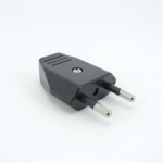 ES ki&scaron;tukas kintamosios srovės maitinimo adapteris 220v 2,5A vyri&scaron;kas euro pakaitinis lizdas Perjungiamas elektros lizdas, skirtas maitinimo ilginamam kabeliui 2 kontaktų