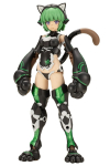 KOTOBUKIYA Frame Arms Girl Magatsuki &Scaron;arvai Auk&scaron;tis 160mm plastikinis modelis (Cat Ver.) apytiksliai. Ne masto black