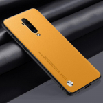 Prabangus PU odos dėklas, skirtas &bdquo;OnePlus 7T Pro&ldquo; galiniam dangteliui, matinis silikoninis smūgiams atsparus, visi&scaron;kai apsaugotas telefono dėklas, skirtas &bdquo;OnePlus 7T 7TPro&ldquo;. For OnePlus 7T