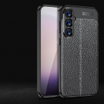 Dėklas dangtelis Samsung S25 Plus Samsung Galaxy S25 Plus Capa Naujas Bamperis Apsaugotas nuo Smūgių Mink&scaron;tas TPU Odinis Fundas Samsung S25 Plus For S25 Plus juoda