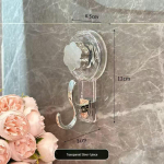 Teleskopinis rank&scaron;luosčių laikiklis su siurbtukais be gręžimo vonios kambario laikymui Telescopic Suction Cup Double Towel Rod
