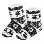 Kalėdiniai elnio batai suaugusiems Koralų aksomo ra&scaron;to kambariniai batai Vyri&scaron;ki ir moteri&scaron;ki jogos batai 36-38