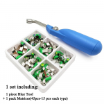 Dantų matricos juostelės Dantų Super Mat /Super Cap Matricos Sistema Adapt Super Cap Matricos Universalus Matricos Įtempimo Sistema 1 set blue tool