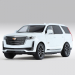 1/24 viso dydžio Escalade SUV lydinio automobilio modelis Die-cast metalinis visureigio automobilio modelis Simuliacinis garsas ir &scaron;viesa Kolekcija Vaikų žaislas Dovana balta