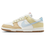 Nike Dunk Low Next Nature &Scaron;velniai geltonos Mėlynos Vandensvydžio spalvos Moteri&scaron;ki sportbačiai Kreminės Summit-White Ledo-Mėlynos FZ4347-100 35.5