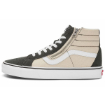 Vans Sk8 Reissue Auk&scaron;takulniai Skate Batai Su &Scaron;oniniu Užtrauktuku Unisex Sportbačiai Pieno Arbata VN0007NZTWH 36