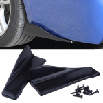 35cm Universalus Automobilio Platus Kėbulo &Scaron;oninės Sijonų Skirstytuvų Rinkinys Modifikuotos Dalys &Scaron;oninės Sijonų Slenksčių Sparneliai Buferio Automobilio Glossy Black