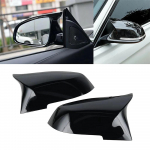 Blizgančios juodos &scaron;oninio veidrodėlio dangteliai BMW F20 F21 F22 F30 F31 F32 F33 F34 F36