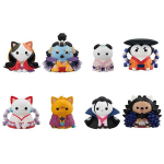 MegaHouse MEGA CAT PROJECT One Piece Nyampys Luffy ir Wano &scaron;alis 8 vnt. 1 dėžutėje Nyan! Lankas,