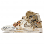 Jordan Air Jordan 1 Mid auk&scaron;čio Vintažiniai krep&scaron;inio batai Vyri&scaron;ki Rudi 554724-130(KomandaF-) 44.5