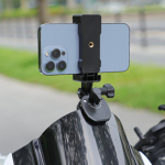 Motociklo priekinio stiklo kameros laikiklis 360 laipsnių besisukantis fotoaparato tvirtinimo priekinio stiklo laikiklis, skirtas fotoaparato motociklo priedams CHINA