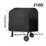 Betono mai&scaron;ytuvo dangalas Lauko UV spinduliams atsparus vandeniui Shield 130x80x110cm Apsaugantis nuo dulkių Oksfordo Cementinio mai&scaron;ytuvo Apsauginis dangalas Kiemei