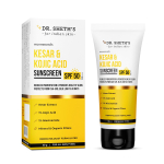 Dr. Sheth's Kesar ir Kojic rūg&scaron;ties apsauginis kremas nuo saulės SPF 50+ Pa++++ | In-Vivo testuotas | Odai be pigmentacijos dėmių | Lengvas ir neriebus | Nuo UVA/UVB ir B