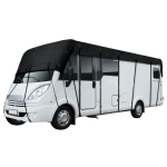 Visų orų stogo brezentas Vandeniui atsparus kemperių uždangalas 210D Oksfordo audinys Kemperių stogo uždangalas Kemperių apsauginis stogo uždangalas 6.5mX3m white