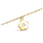 Les Tr&eacute;sors De Lily [G9393] &ndash; paauksuotas kulk&scaron;nis &bdquo;Flora&ldquo; auksinis &ndash; 8 mm