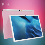 BDF 4GB + 64GB 10,1 colio Bluetooth 5000mAh plan&scaron;etinis kompiuteris Android11 ​​kompiuteris US Plug rožinio aukso spalvos