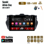 9 colių Android automobilinis radijas, skirtas Suzuki Alivio Ciaz2014-2019 automobiliniam multimedijos vaizdo grotuvui Automobilio stereofoninis radijas GPS navigacija WIFI 1+16GB