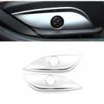 For Merce des Benz E C GLC GLS Class W212 W205 Carbon Fiber Texture 2pcs Car Interior Seat Adjust Panel Switch Button