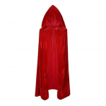 Helovino suaugusiems apsiaustas Cape Auksinis aksominis Cosplay chalatas su gobtuvu viso ilgio suknelė paltas ragana vampyrai Helovino kostiumo priedai 110cm