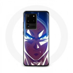 Coque pour Samsung Galaxy S20 Ultra Dragon Ball Goku Visage &eacute;nerv&eacute;