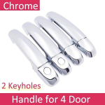 Black Carbon Fiber handle Or Chrome Side Door Cover Trim Set for Suzuki Swift Maruti DZire 2004~2015 Car Accessories  2005 2006