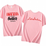 &Scaron;iltesni nei jūsų buvę mar&scaron;kinėliai Mergaitei trumpomis rankovėmis Kpop mar&scaron;kinėliai Gaphic Tees Korėjieti&scaron;ki drabužiai Moteri&scaron;ki gatvės apranga Top Unisex XL