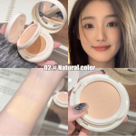 Dviejų sluoksnių &bdquo;Air Cushion Foundation&ldquo; kreminė &scaron;velni &scaron;ilkinė pudros paletė su &bdquo;viskas viename&ldquo; maskuojamąja makiažo kosmetika 02 Natura
