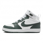 Nike Court Borough Mid 2 PSV Vintage Green Vaikams Sportbačiai Balti Aliejaus Žali CD7783-119 32
