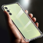 Skaidrus dėklas Samsung a24 Sustorintas oro pagalvės smūgiams atsparus skaidrus mink&scaron;tas TPU telefono dėklas Galaxy A24 4g A 24 skaidrus galinis dangtelis for samsung A24 skaidri