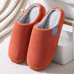 &Scaron;iltos neslystančios medvilninės &scaron;lepetės poroms, skirtos naudoti namuose Size 38-39 (for 37-38 foot)