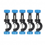 5 vnt. laboratorinio stovo spaustuko laikiklis aliuminio lydinio stačiakampis laboratorinio stovo spaustuko laikiklis su pasukamu