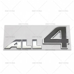 1 vnt. 3D metalinis ALL4 logotipas