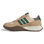 Adidas Retropy E5 W.R.P. Magijos Smėlio spalvos Kolegijos Žalios Unisex Sportbačiai Rudo Atspalvio Naudoti-Raudoni IG9983 44⅔