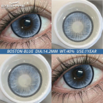 EYESHARE New Color Contact Lenses Blue Annual Disposable Soft Lenses Fashion Green Contact Lenses Natural Brown Color Cosmetic Contact Lenses 1 Pair