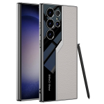 Plonas TPU mink&scaron;tas Supercar Footage dėklas, skirtas Samsung Galaxy S23 S24 S25 Ultra 5G telefono dėklas, padengtas odine S24Ultra apsauga For Galaxy S23 Ultra&Only Case (No Pen)