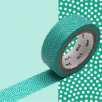 Masking Tape MT pois samekomon vert žalia